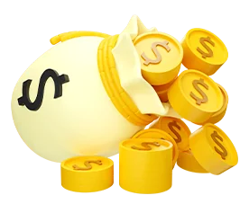 Deposit and withdrawal logo