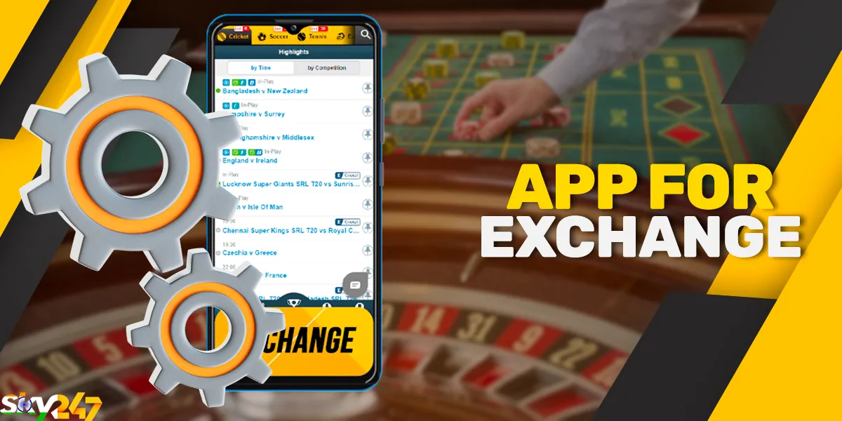 Mobile application for betting