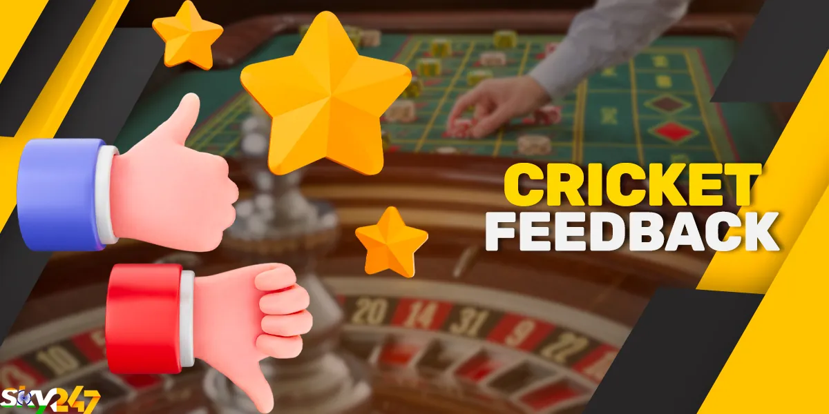 Reviews and feedback from Indian users on cricket betting