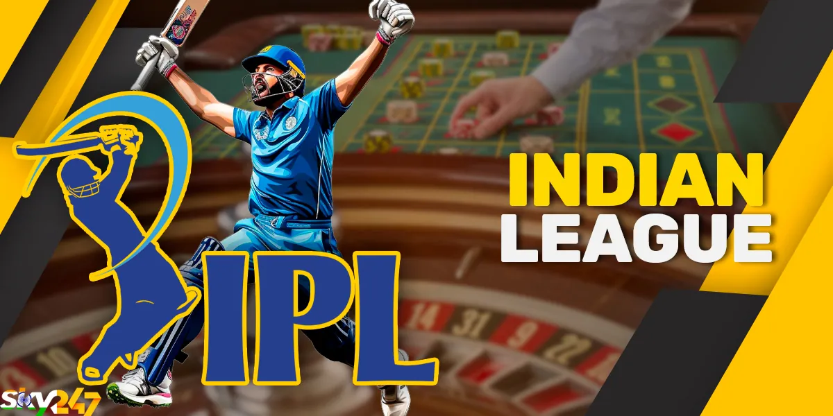 Indian Premier League betting on the official website